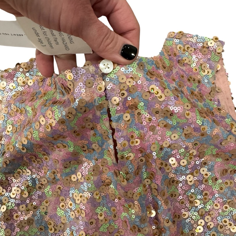 Peek Sparkling Sequin Kids Dress - Multicolor - Picture 5 of 7
